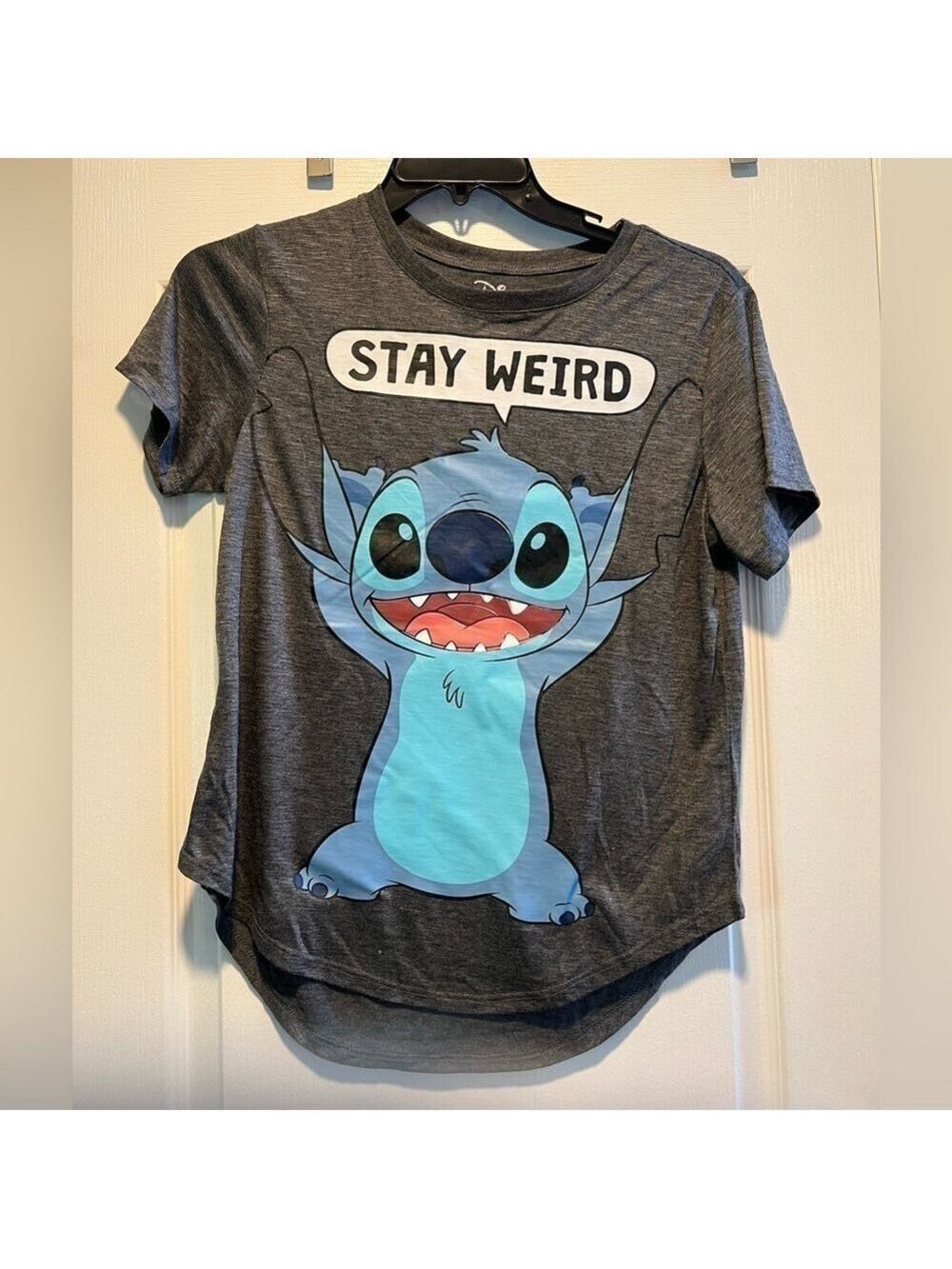 NWOT Women’s Disney Stitch “Stay Weird” Graphic short sleeve T Shirt. Size L